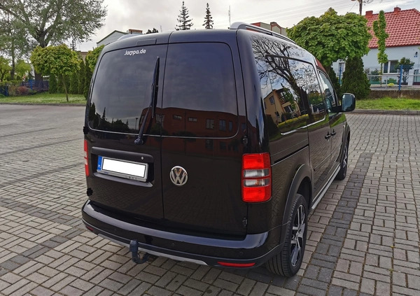 Volkswagen Caddy cena 59999 przebieg: 209000, rok produkcji 2014 z Leszno małe 191